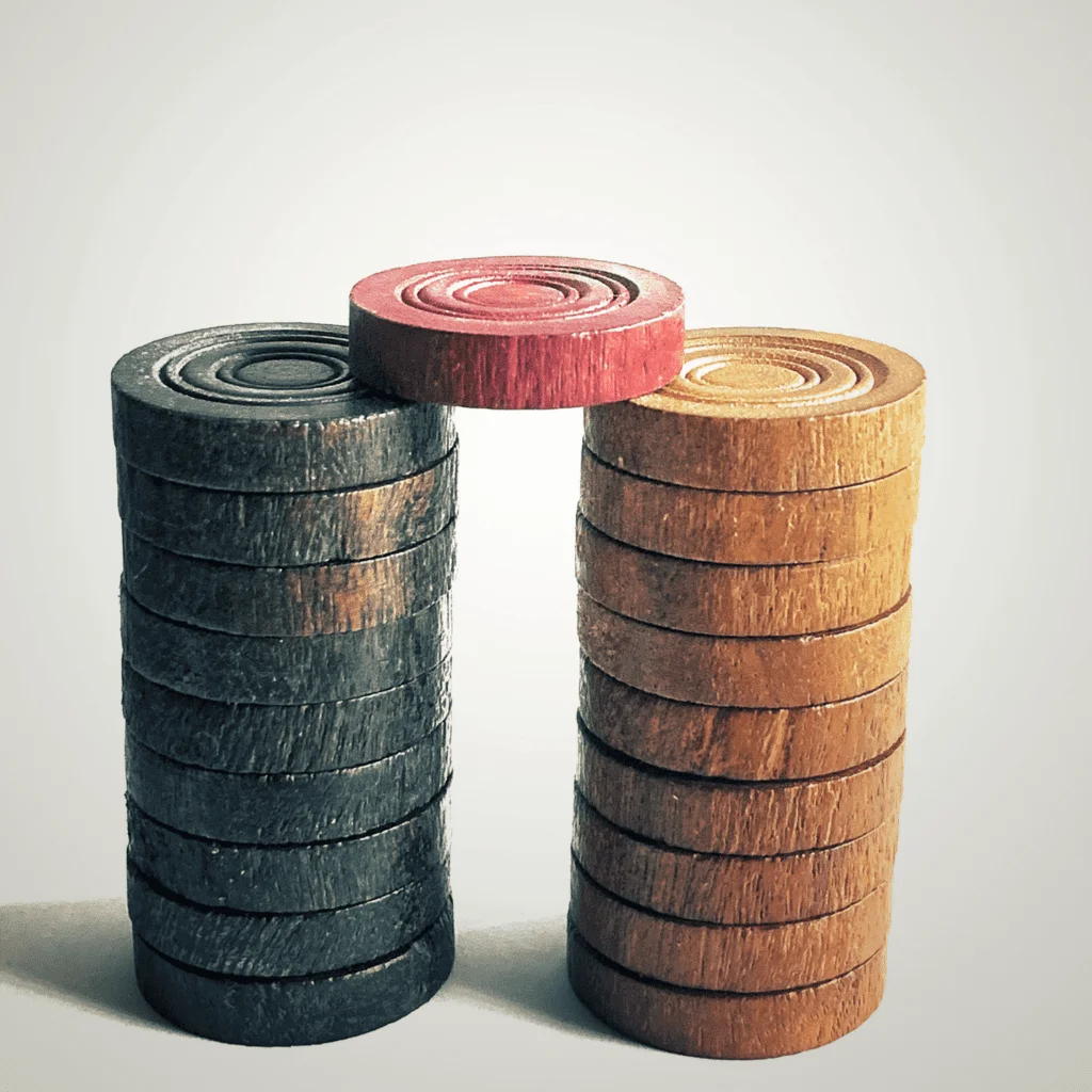 Carrom pieces picture