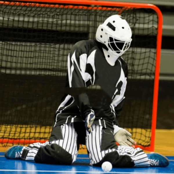 Goalkeeper playing a match