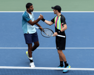 Rohan Bopanna with Ebden in us open 2023