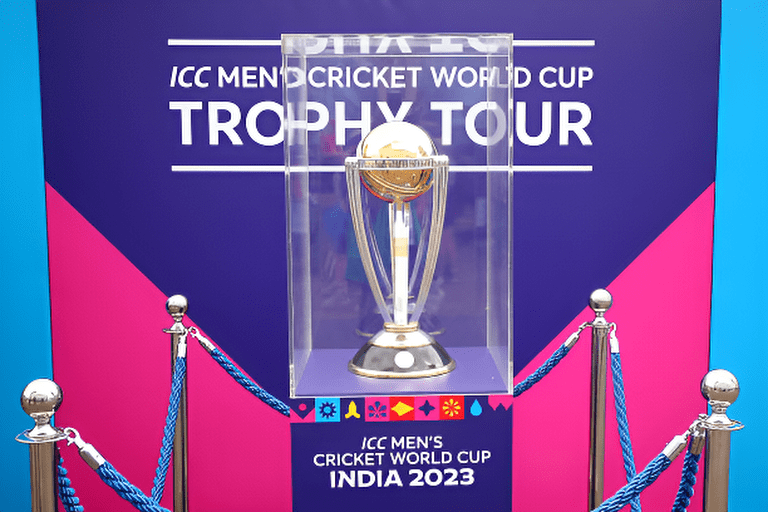 ICC Cricket World Cup 2023 Schedule announce after trophy came to the town.