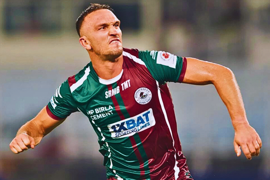 Tom Aldred of Mohun Bagan Super Giant.