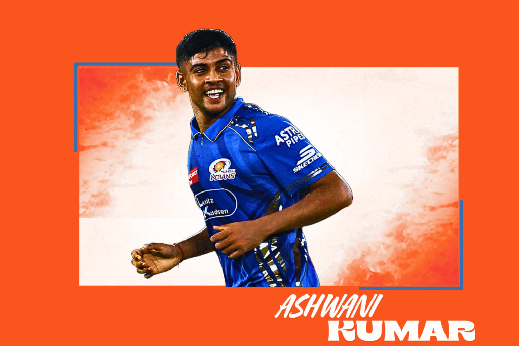 New Indian bowler Ashwini Kumar of Mumbai Indians.