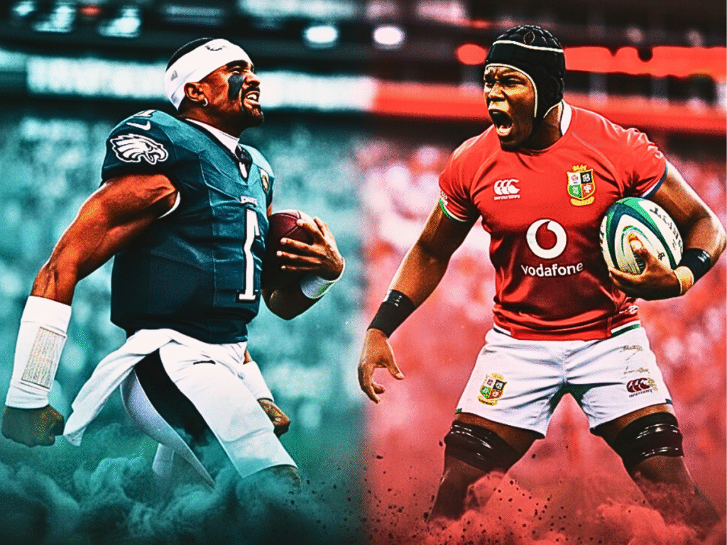 American Football vs Rugby difference.