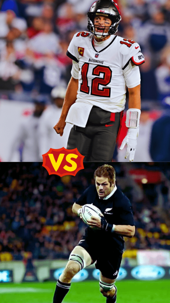 rugby vs americanm football players