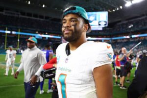 Miami Dolphins' Tua injury.
