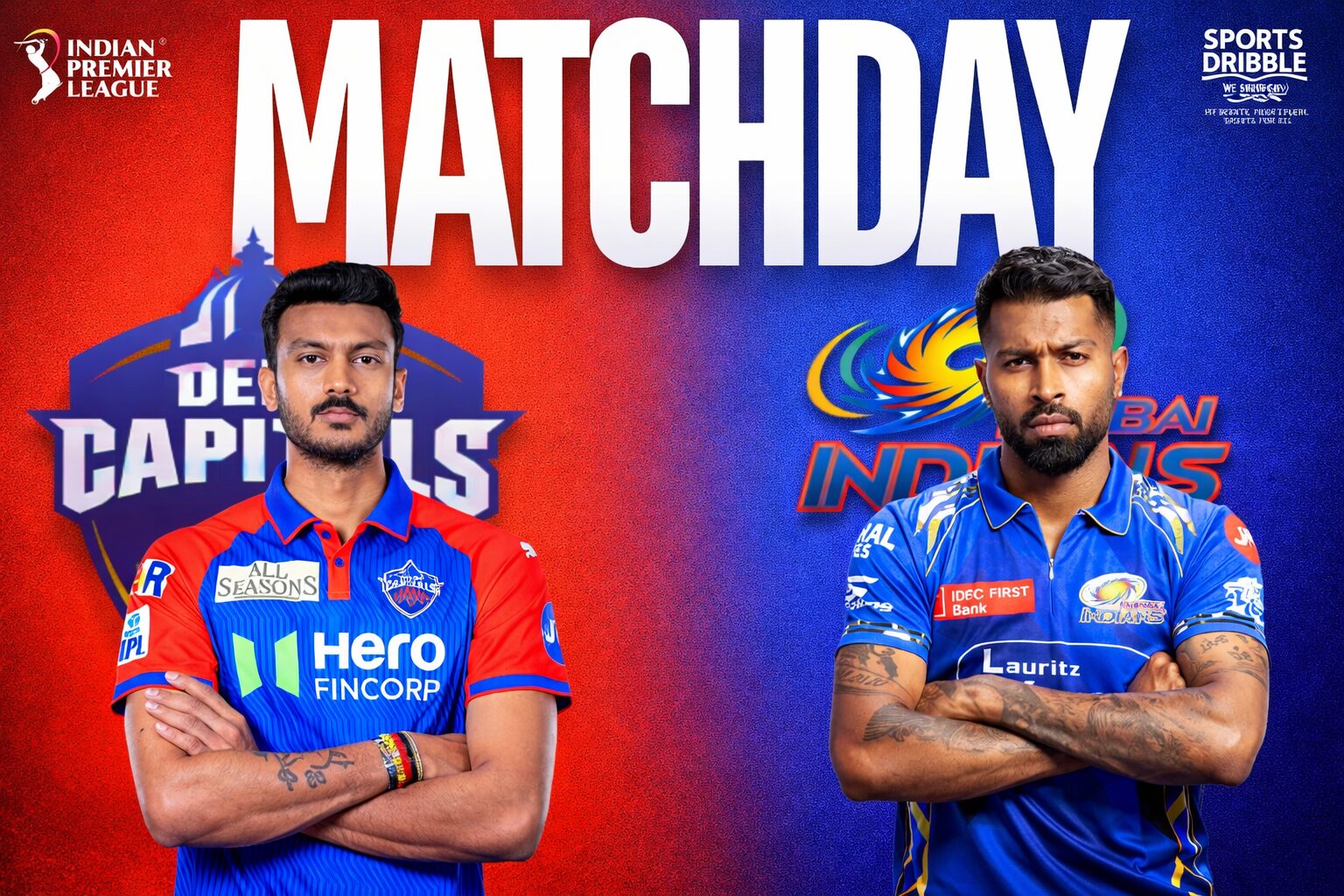 Delhi Capitals vs Mumbai Indians.