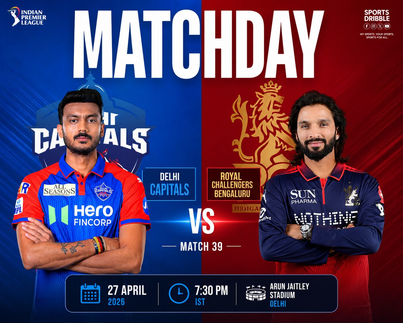 DC vs RCB 2026