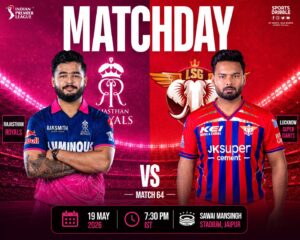 Rajasthan Royals vs Lucknow Super Giants