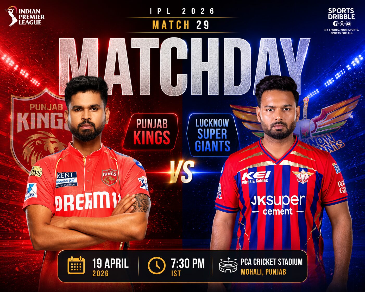 Punjab Kings vs Lucknow Super Kings
