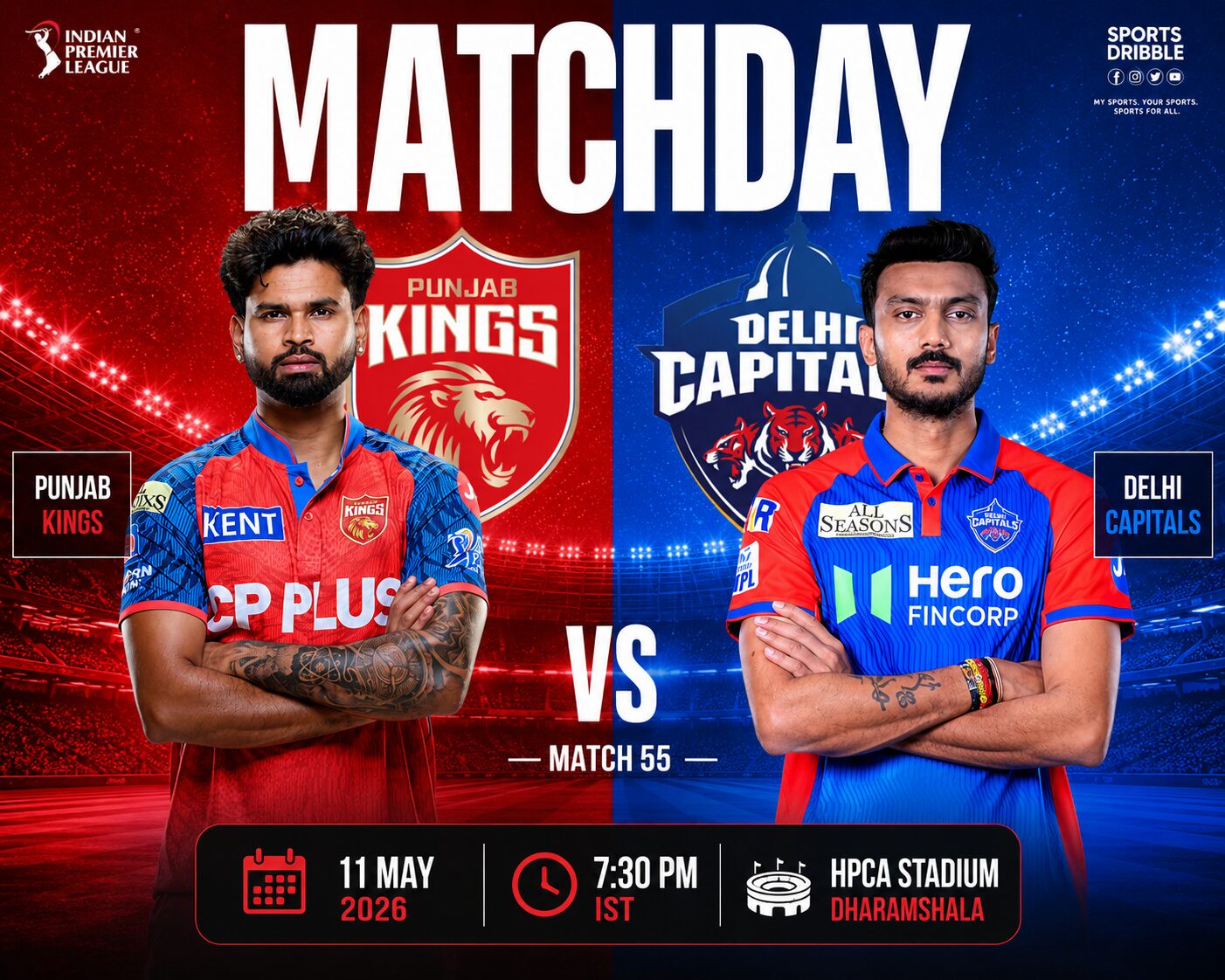 Punjab Kings vs Delhi Ca[pitals 2026