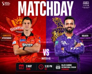 Sunrisers Hyderabad vs Kolkata Knight riders