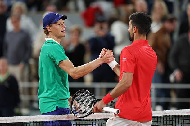 Jannik Sinner Defeated Novak Djokovic in French Open 2025 Semifinal.