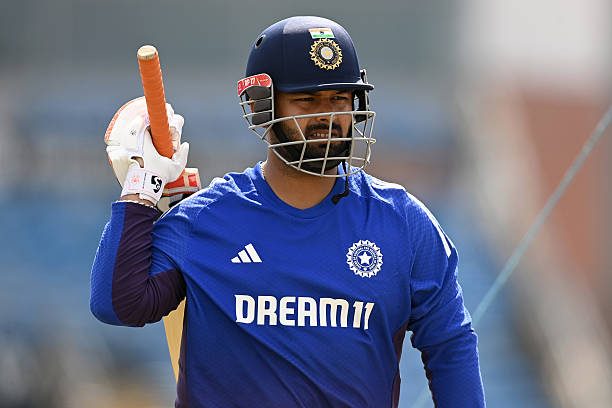 Rishabh Pant of India practcing before England vs India Test Series 2025.