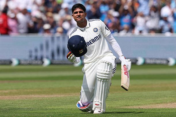 Shubman Gill of India celebrates in India vs England 2nd test.