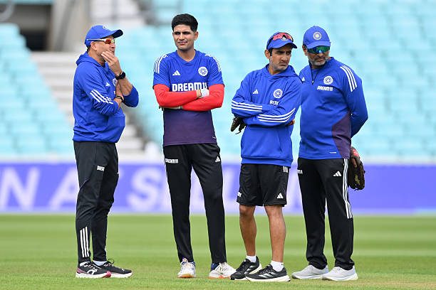 Shubman Gill and Gautam Gambhir ahead of Ind vs Eng 5th Test 2025.