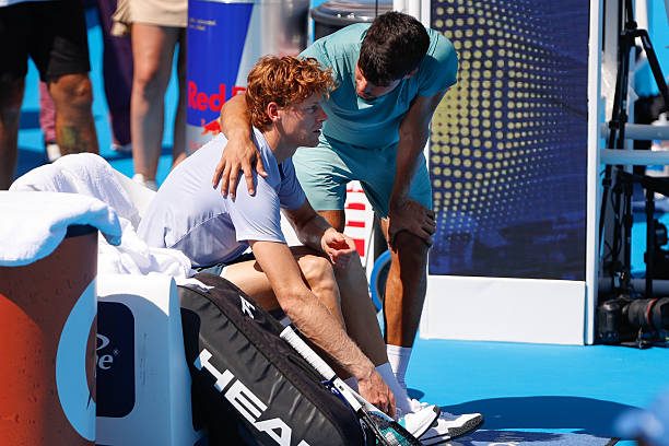 Jannick Sinner with  Carles Alcarez in Cincinnati Open 