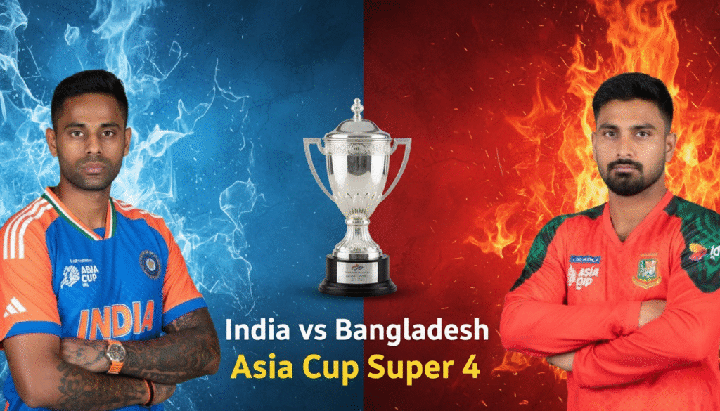 India vs Bangladesh Asia Cup 2025 today match.