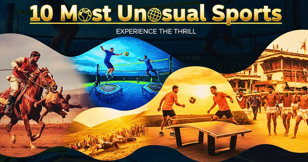 Unique sports of the world.