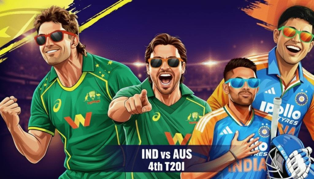 Australian and Indian players are ready before Ind vs Aus 4th T20 Playing 11 revealed.