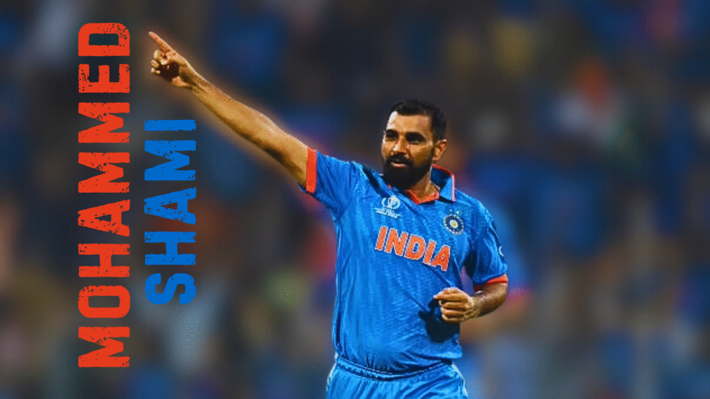 Mohammed Shami Indian pacer.