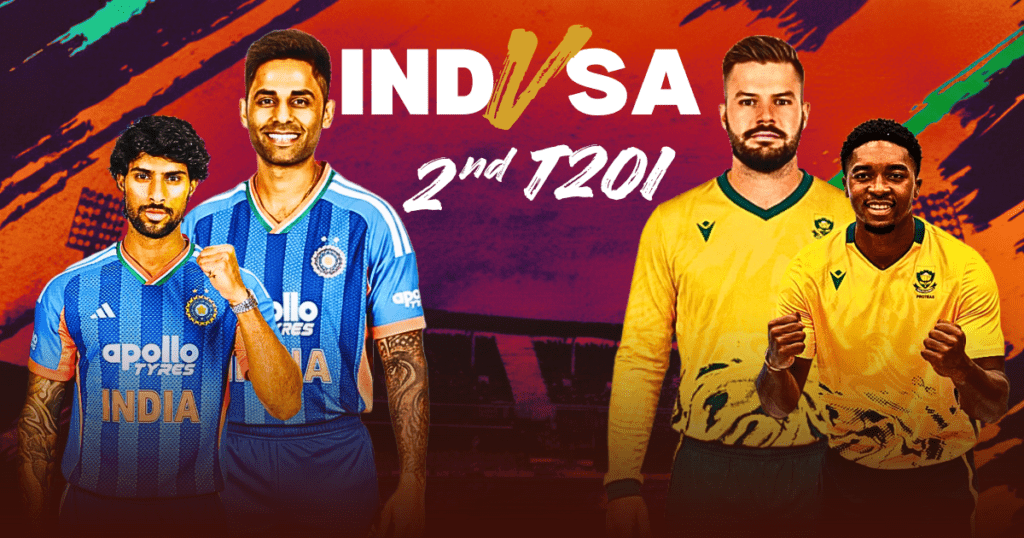 IND vs SA 2nd T20 on Thursday 11th December 2025.