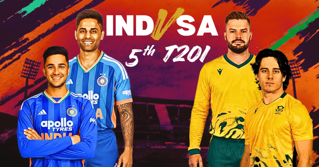 IND vs SA 5th T20 takes on the Narendra Modi Stadium, Ahmedabad.