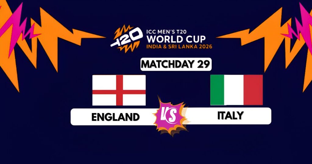 England vs Italy match Prediction