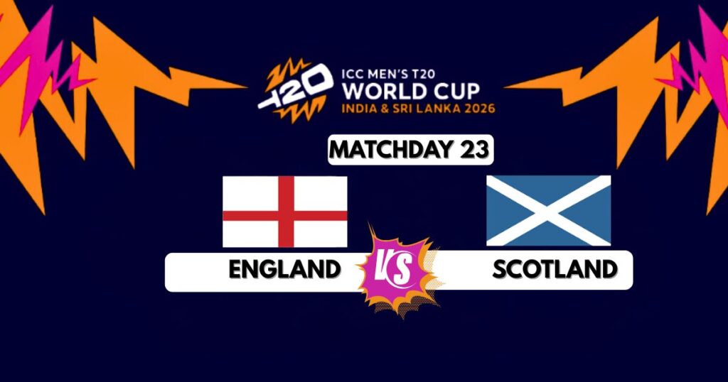 England vs scotland t20 worls cup 2026.