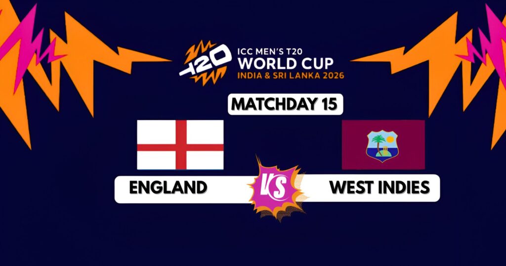 England vs West Indies t20