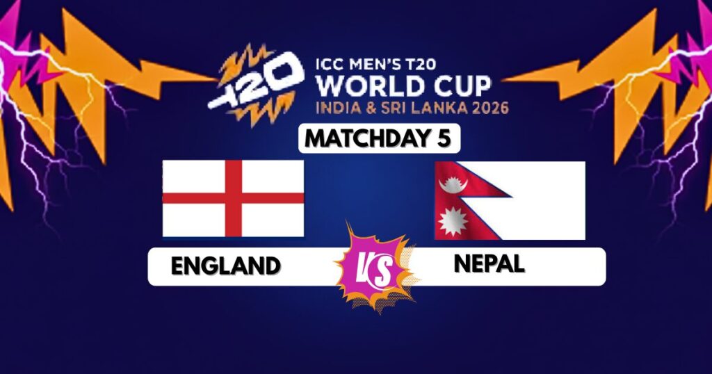 England vs Nepal t20 world cup 2026.