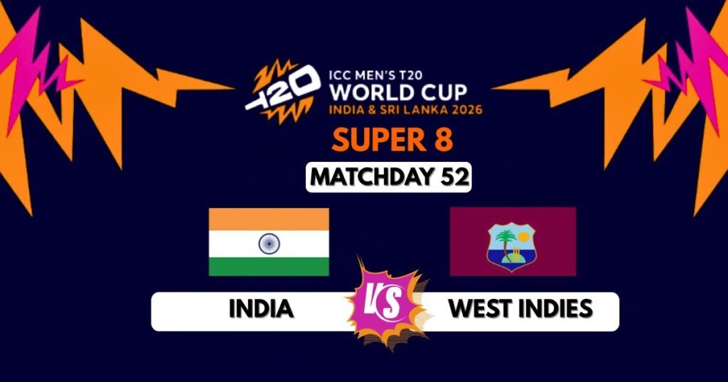 IND vs WI T20 World Cup 2026.