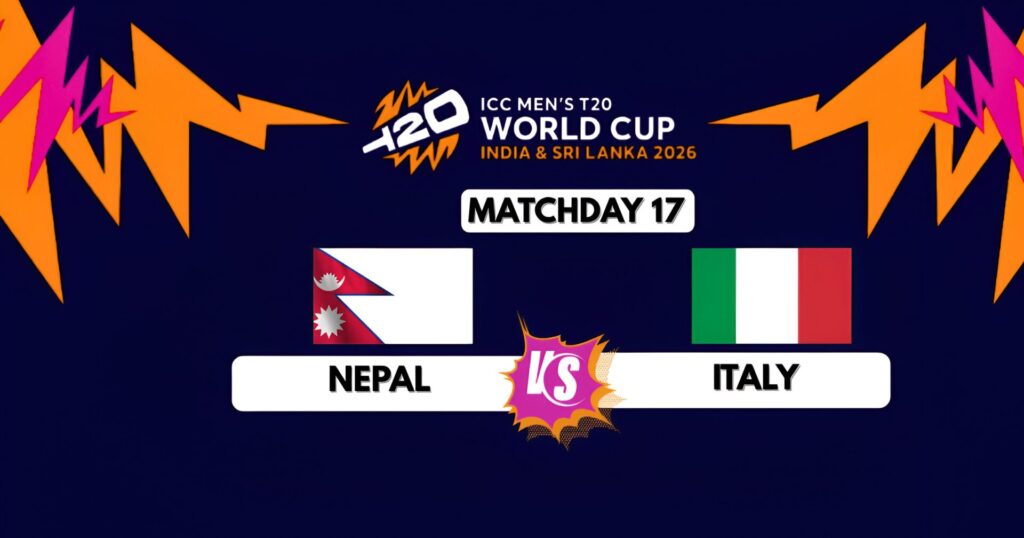 Nepal vs Italy T20 World Cup