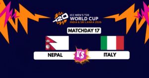 Nepal vs Italy T20 World Cup