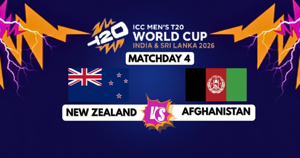 New zealand vs Afghanistan T20 World Cup 2026.