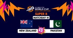 Newzealand vs Pakistan T20 World Cup 2026.