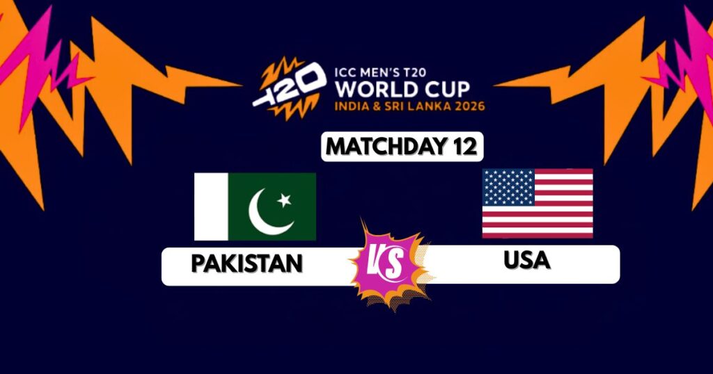 Pakistan vs USA match at Colombo.