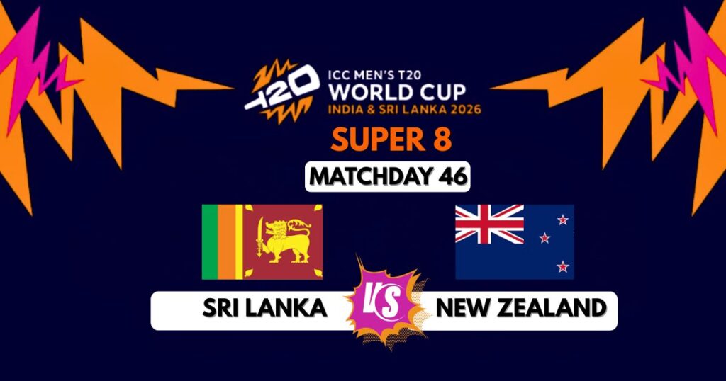 Sri Lanka vs New Zealand T20 world cup 2026.