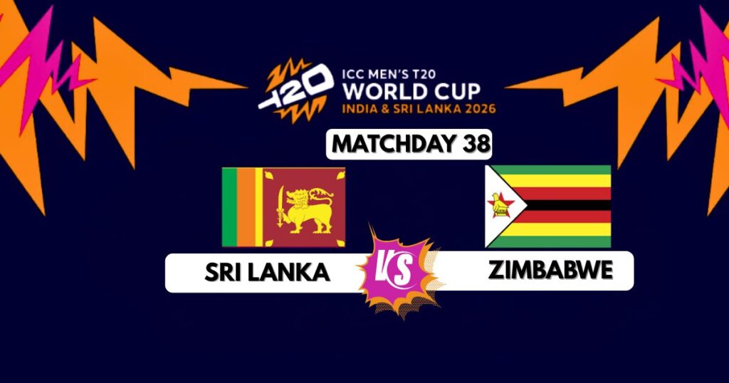 Sri Lanka vs Zimbabwe T20 World Cup 2026.