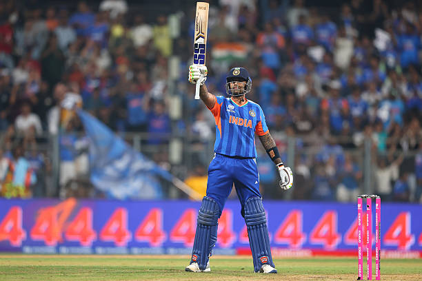 Suryakumar Yadav of India.