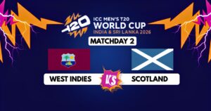 West Indies vs Scotland T20 World Cup 2026