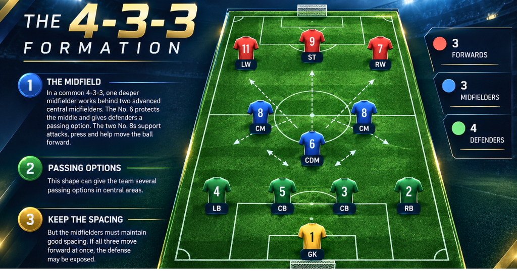 soccer midfielder position